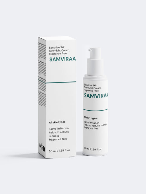 Algae + Hyaluronic Acid Overnight Cream, Sensitive Skin, Fragrance-Free