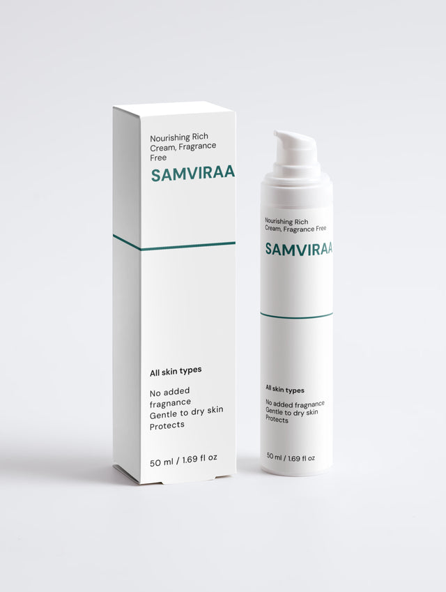 SAMVIRAA Nourishing Rich Cream, Fragrance-Free