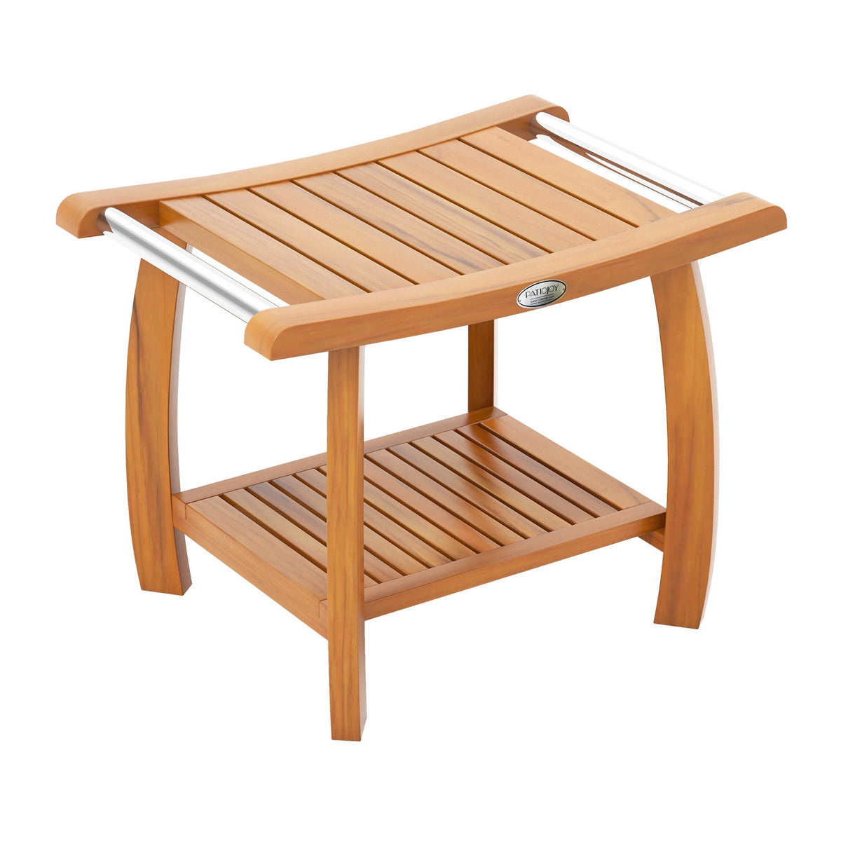 Teak Shower Bench, 2-Tier