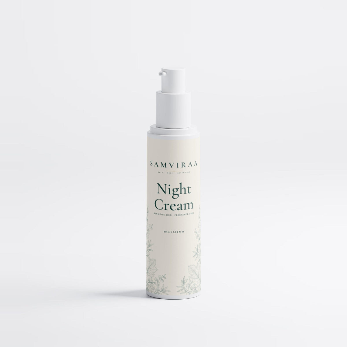 SAMVIRAA Overnight Cream for Sensitive Skin, Fragrance-Free (detail)