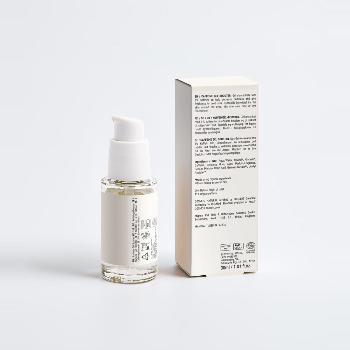 SAMVIRAA Caffeine Gel Booster (detail)