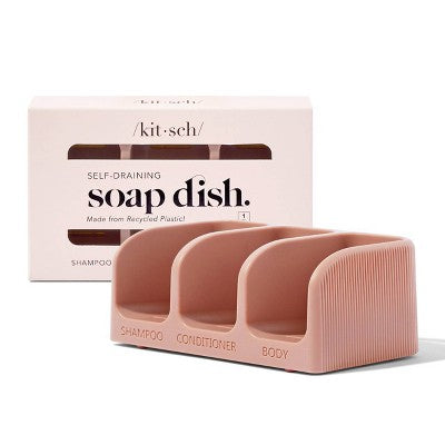 Self-Draining Soap Dish, Terracotta
