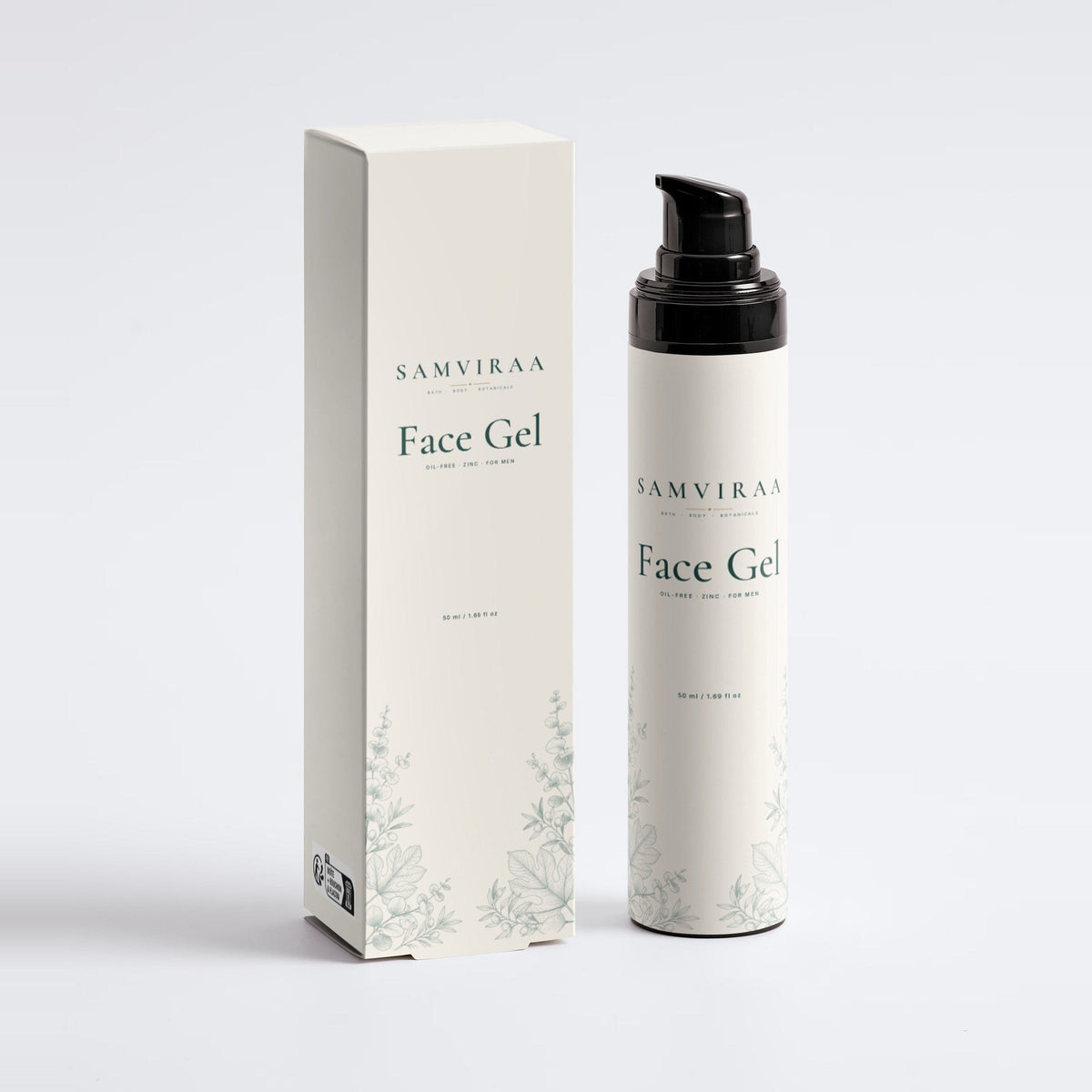 SAMVIRAA Oil-Free Face Gel with Zinc for Men