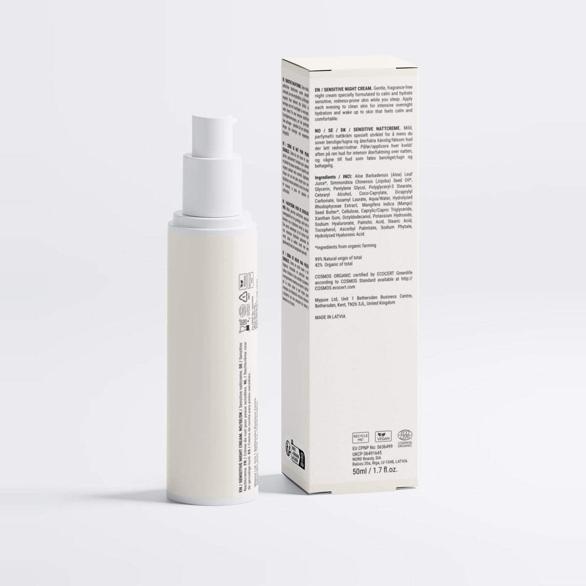 SAMVIRAA Overnight Cream for Sensitive Skin, Fragrance-Free (detail)