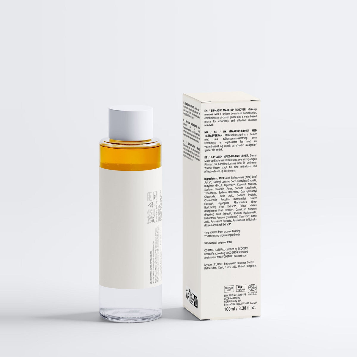 SAMVIRAA Bi-Phase Make-up Remover, Fragrance-Free (detail)
