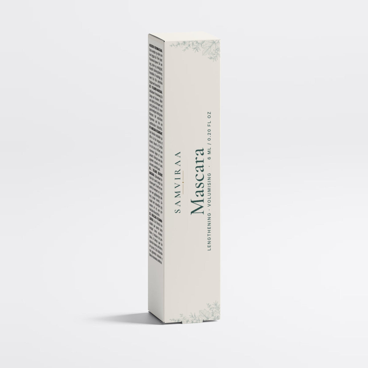SAMVIRAA Lengthening & Volumising Mascara, Black (detail)