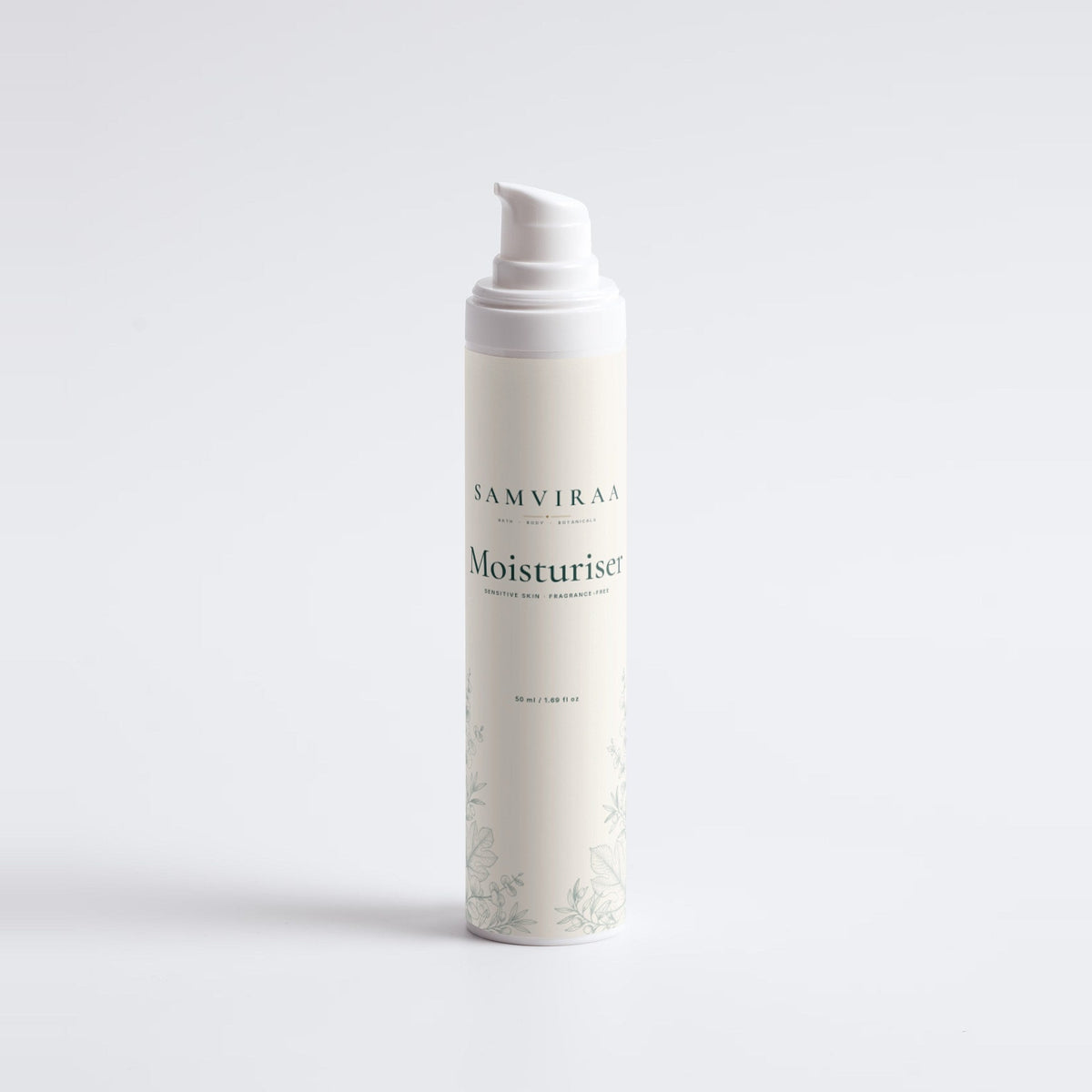SAMVIRAA Moisturiser for Sensitive Skin, Fragrance-Free (detail)