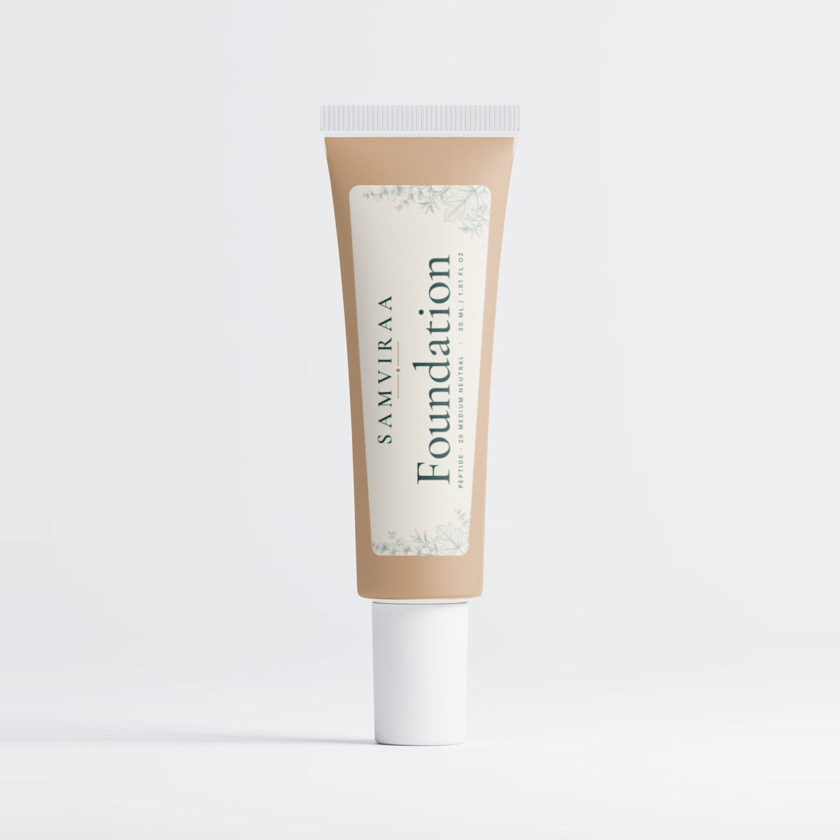 SAMVIRAA Peptide Foundation, Semi-Matte · 20 Medium Neutral