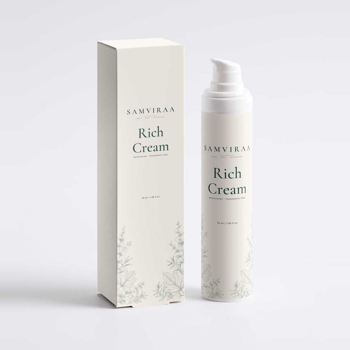 SAMVIRAA Nourishing Rich Cream, Fragrance-Free