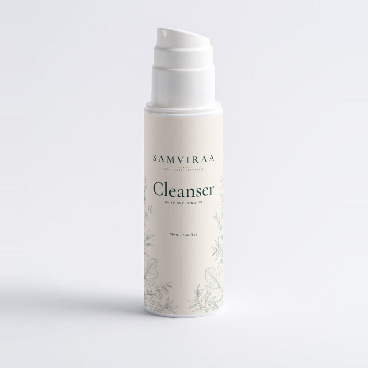 SAMVIRAA Oil-to-Milk Cleanser, Sensitive Skin