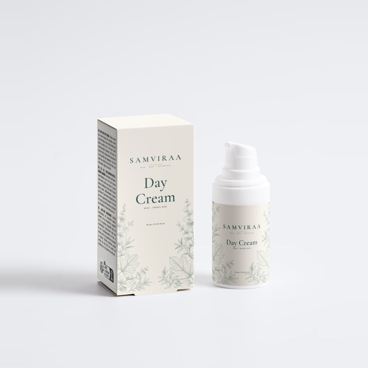 SAMVIRAA Rich Day Cream, Travel Size