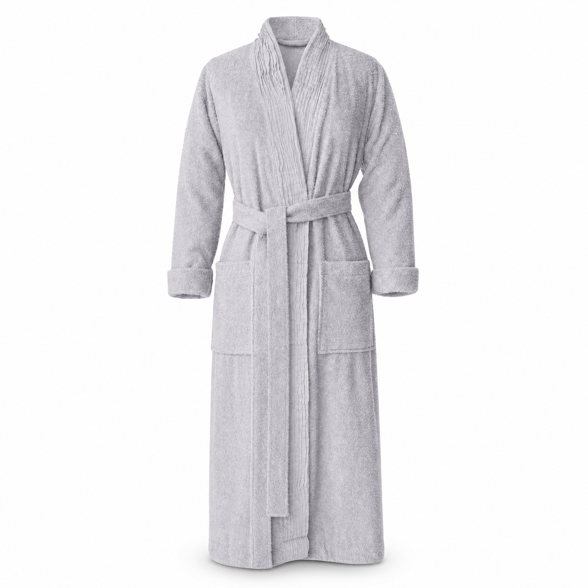 Turkish Cotton Pleated Bathrobe