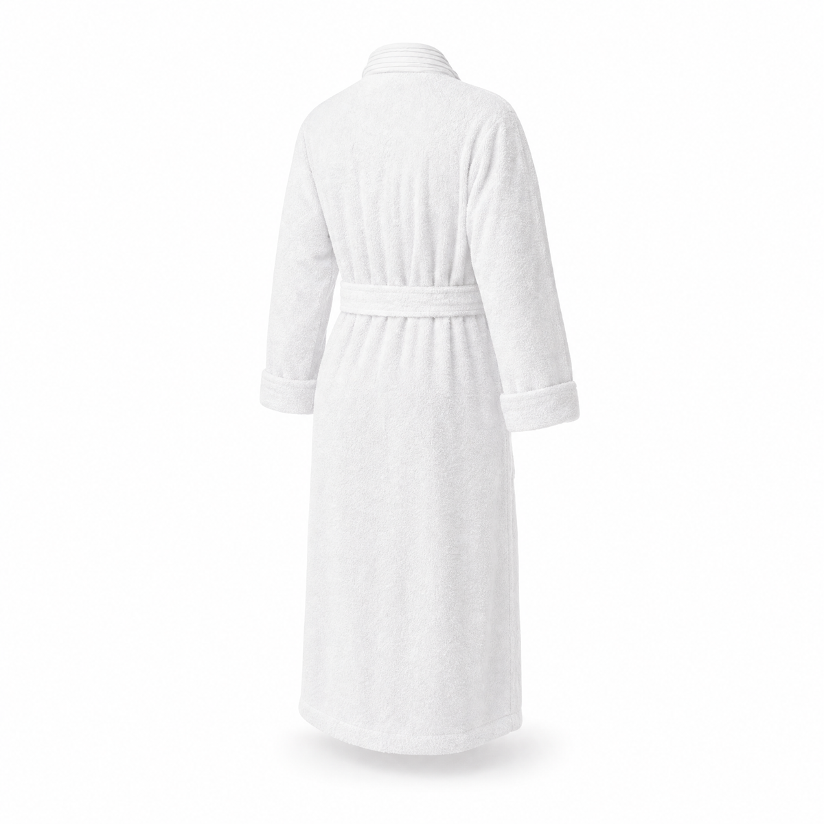 Turkish Cotton Pleated Bathrobe