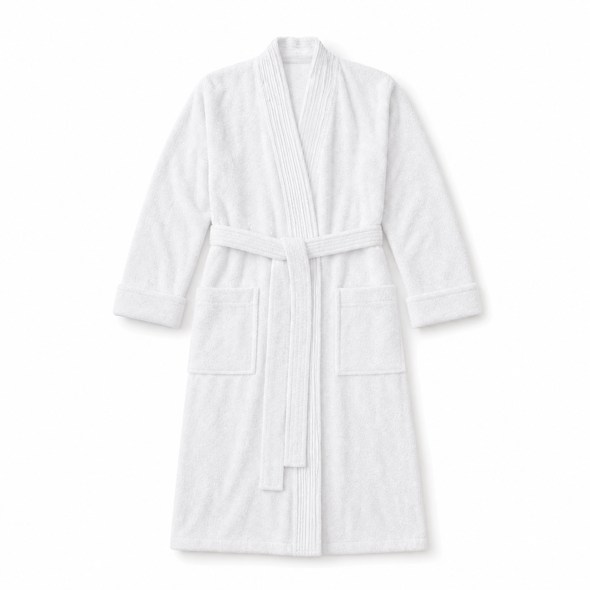 Turkish Cotton Pleated Bathrobe