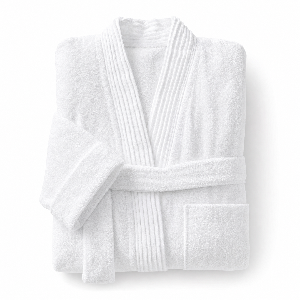 Turkish Cotton Pleated Bathrobe