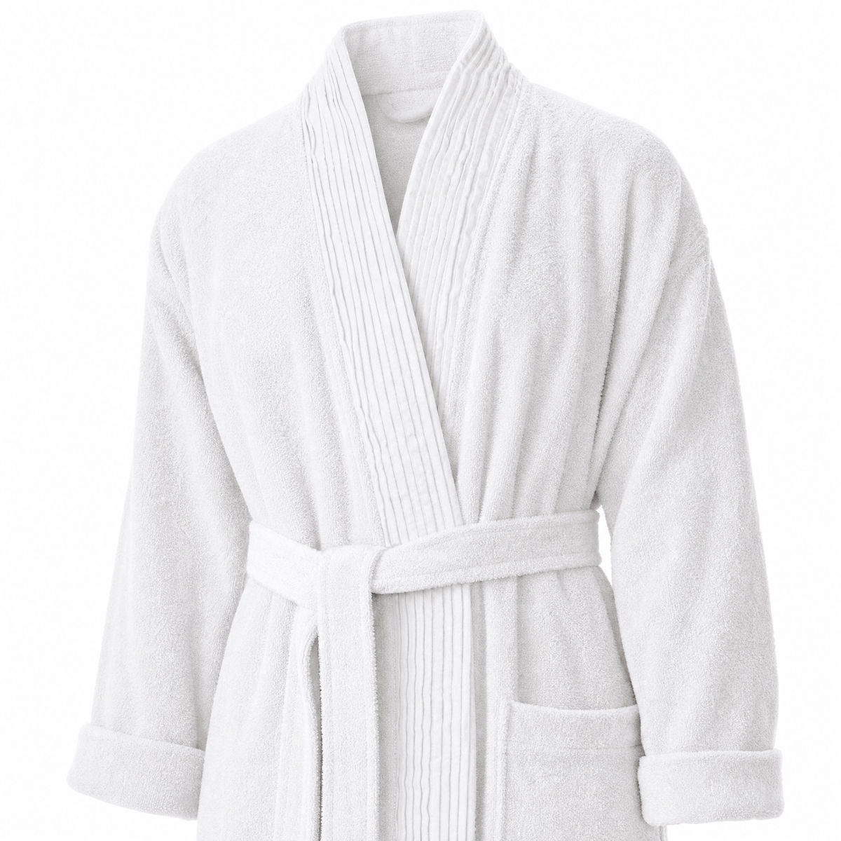 Turkish Cotton Pleated Bathrobe