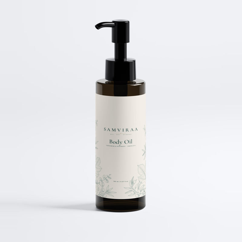 Body Oil, Cardamom & Rosemary