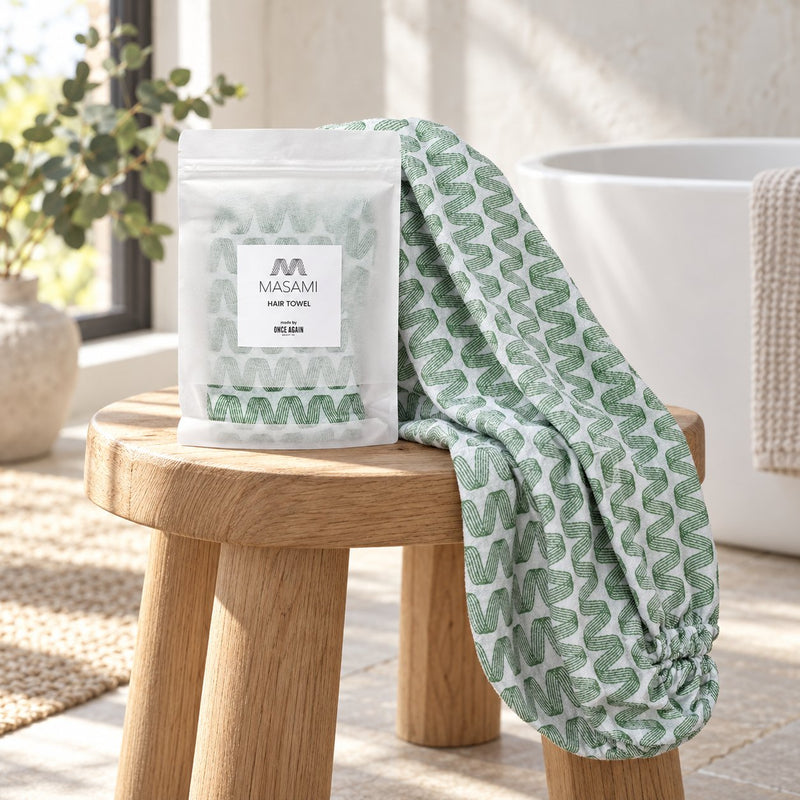 Fast Drying Hair Towel, Sage
