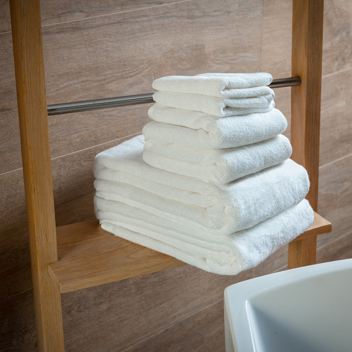 Organic Turkish Cotton Towel Set, 6 Pieces