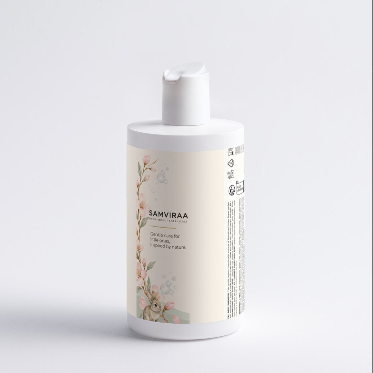 SAMVIRAA Gentle Baby Shampoo, back