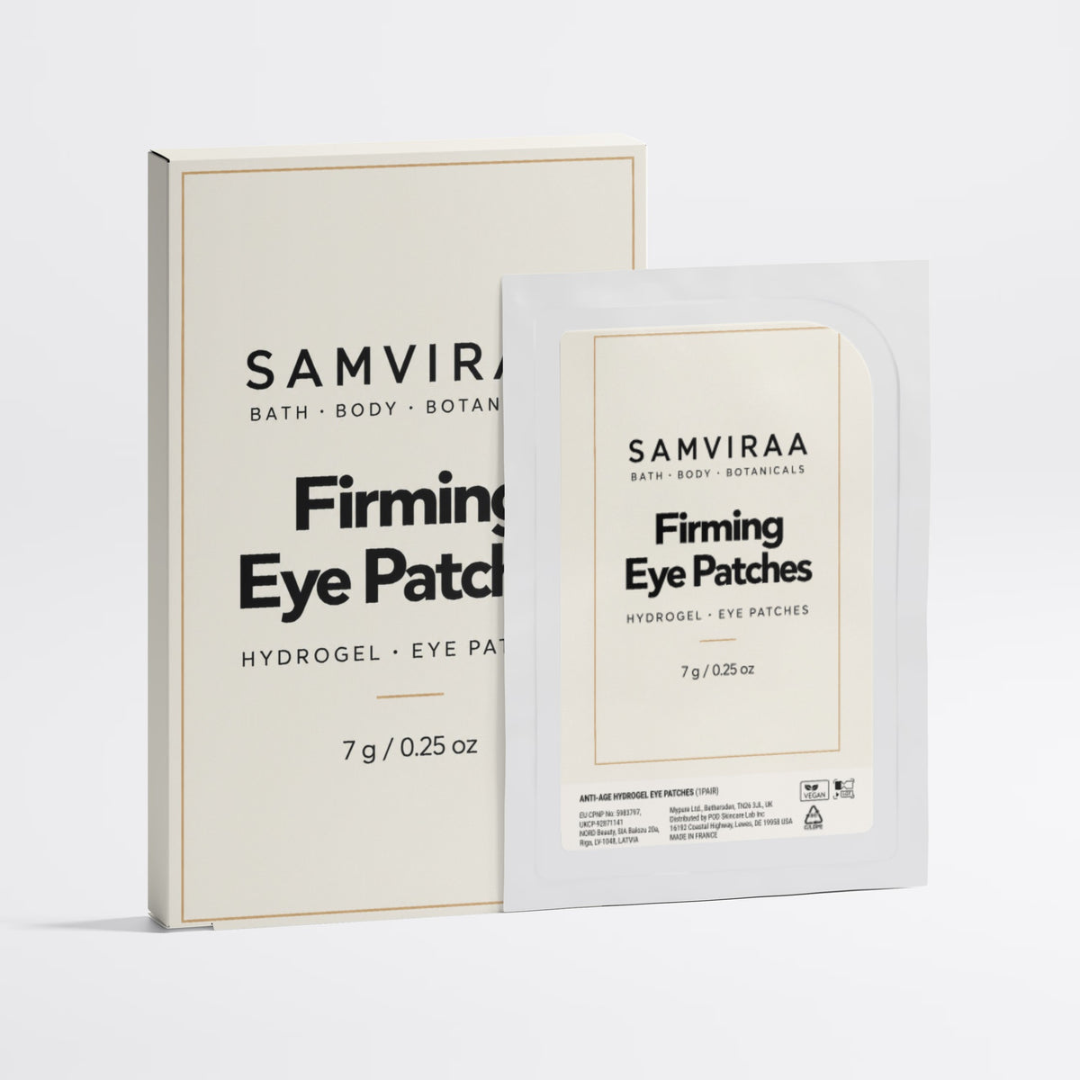 SAMVIRAA Hydrogel Eye Patches, Firming Care