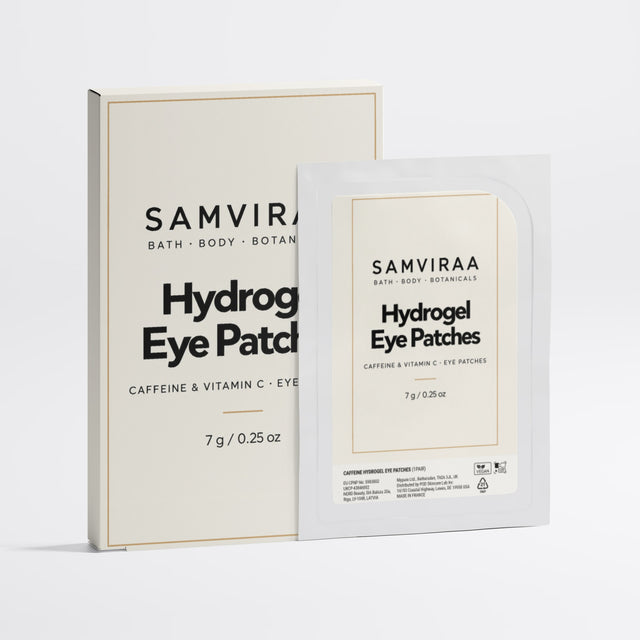 SAMVIRAA Hydrogel Eye Patches, Caffeine & Vitamin C