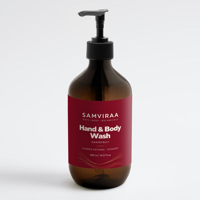 SAMVIRAA Body Wash, Grapefruit