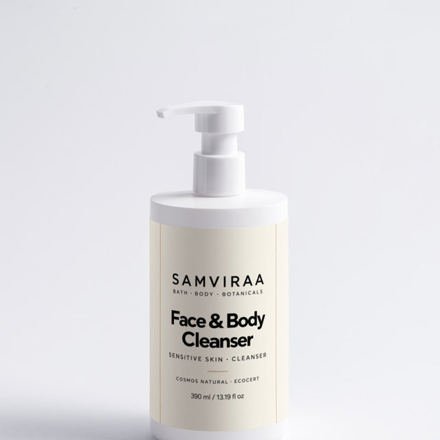 SAMVIRAA Gentle Face & Body Cleanser, Sensitive Skin