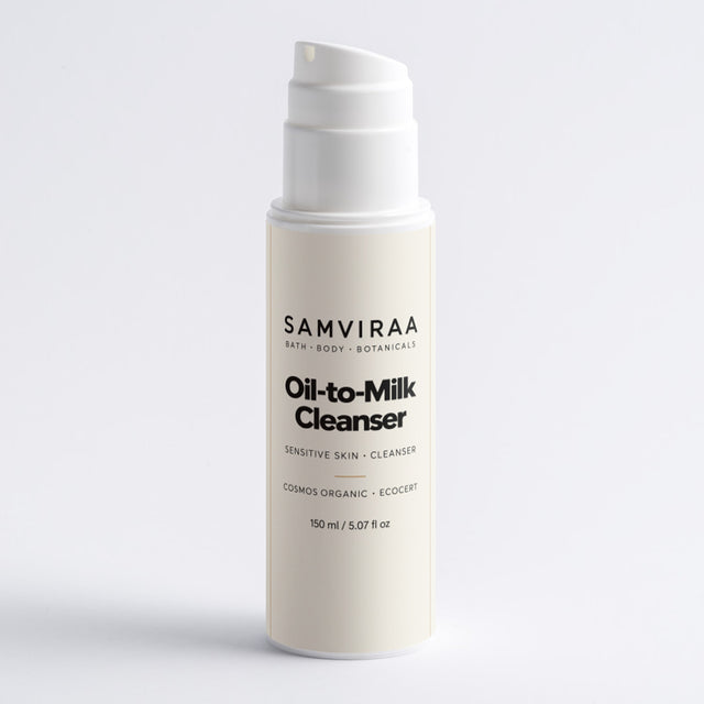 SAMVIRAA Oil-to-Milk Cleanser, Sensitive Skin