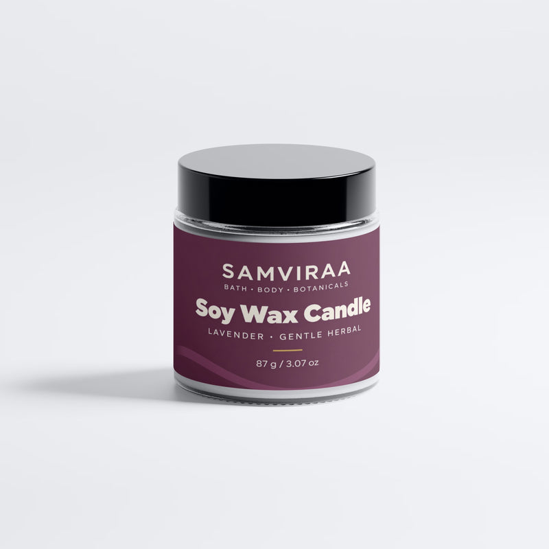 Soy Wax Candle, Lavender