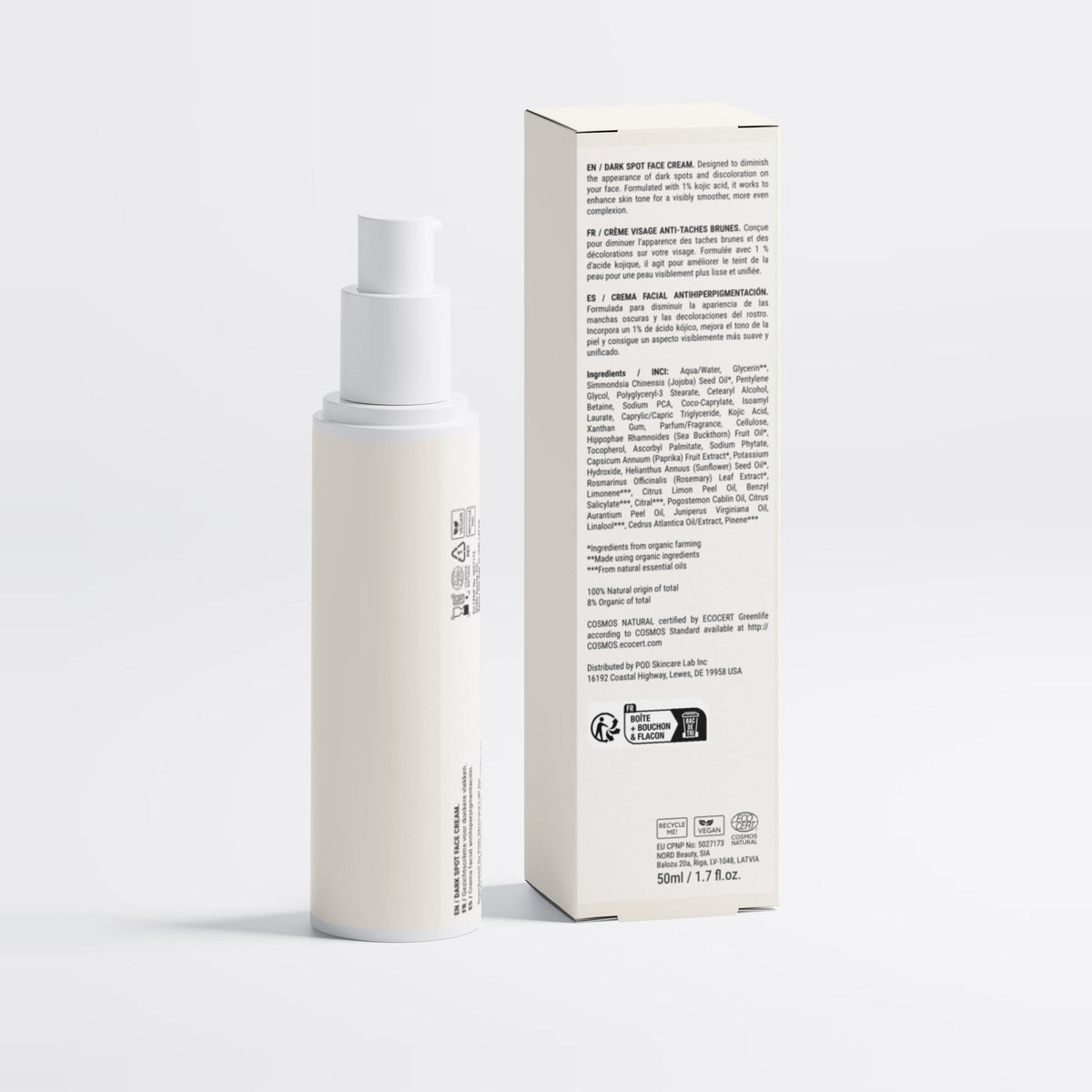 SAMVIRAA Face Cream with Kojic Acid (detail)
